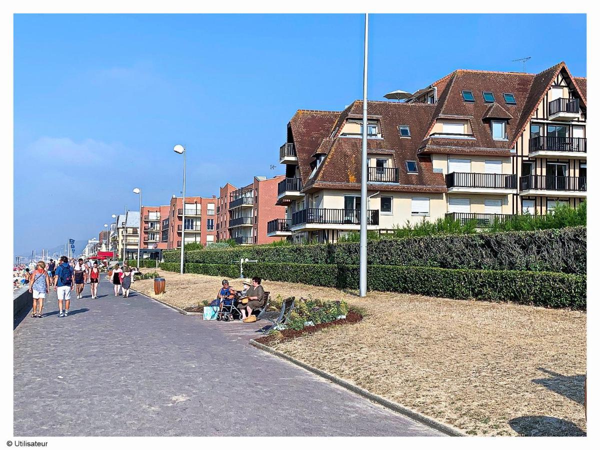 Cabourg, Appartement Plain Pied Avec Terrasse Acces Direct A La Plage מראה חיצוני תמונה