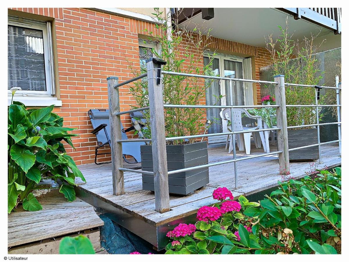 Cabourg, Appartement Plain Pied Avec Terrasse Acces Direct A La Plage מראה חיצוני תמונה